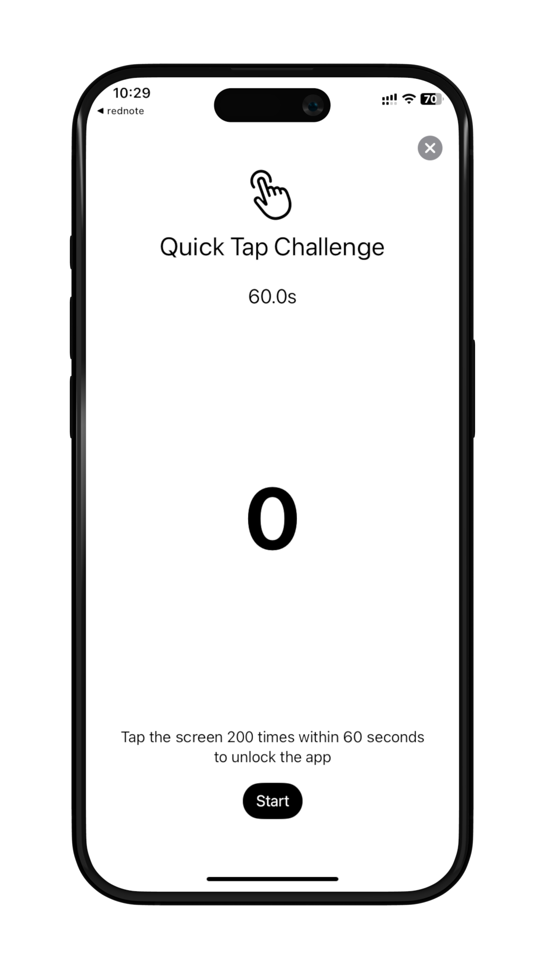 Quick Tap Challenge